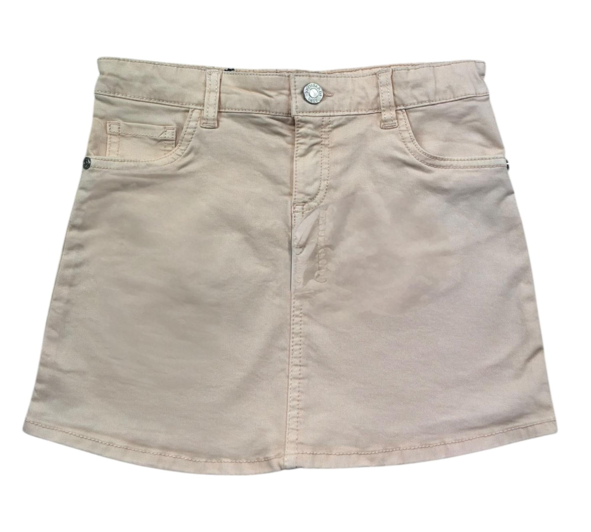 Trussardi Gonna Tinta Unita con Girovita Regolabile per Bambina TGP26021GO ROSA TRUSSARDI 