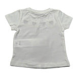 M+E' T-Shirt Girocollo tinta unita con Stampa Bianco per Neonata UE1257 BIANCO M+E' 