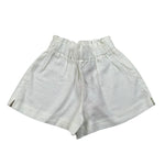 Mariuccia Short Tinta Unita con Elastico In Vita per Bambina MMBP329 BIANCO MARIUCCIA 