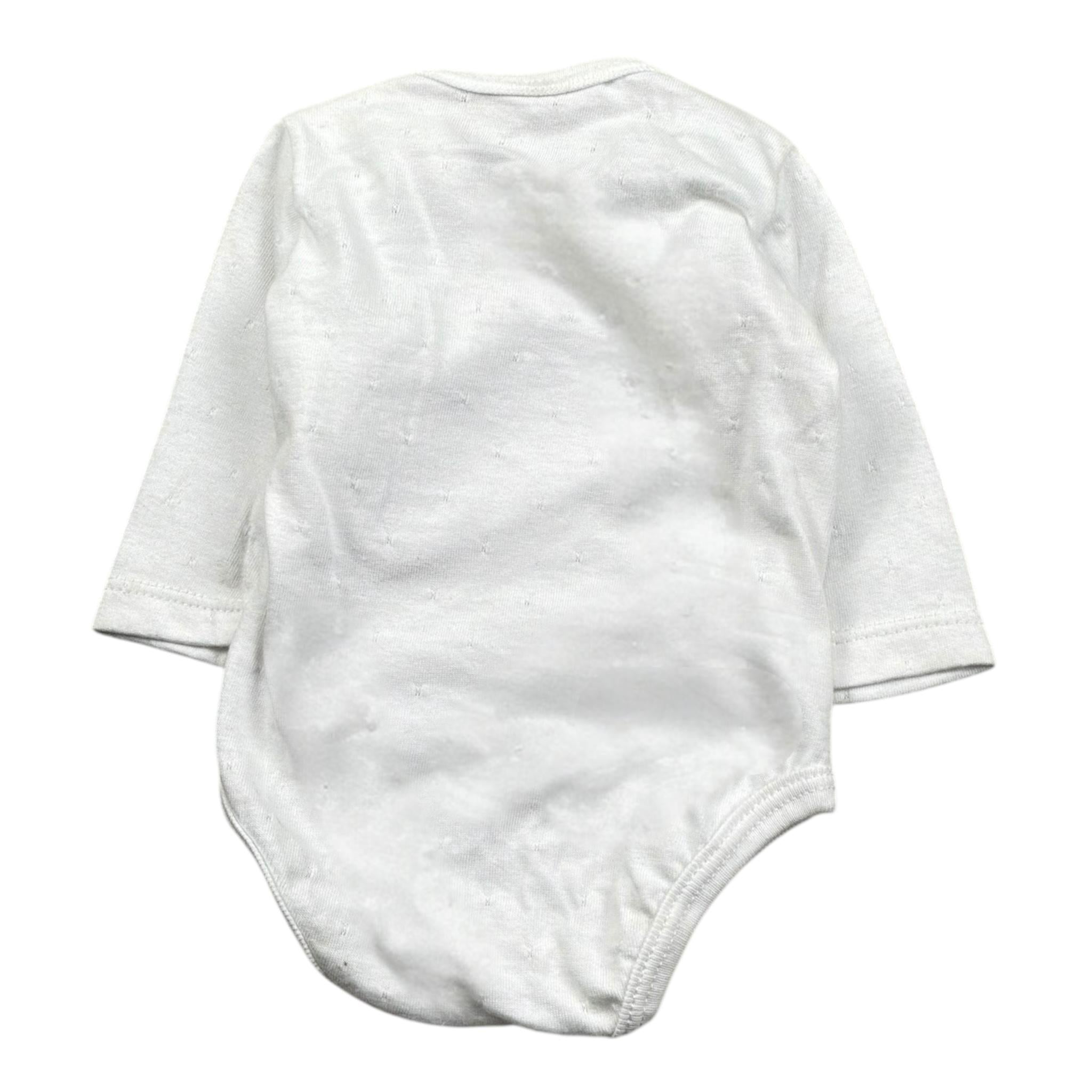 Calamaro Body Tinta Unita Manica Lunga per Neonata EIEIIE BIANCO CALAMARO 