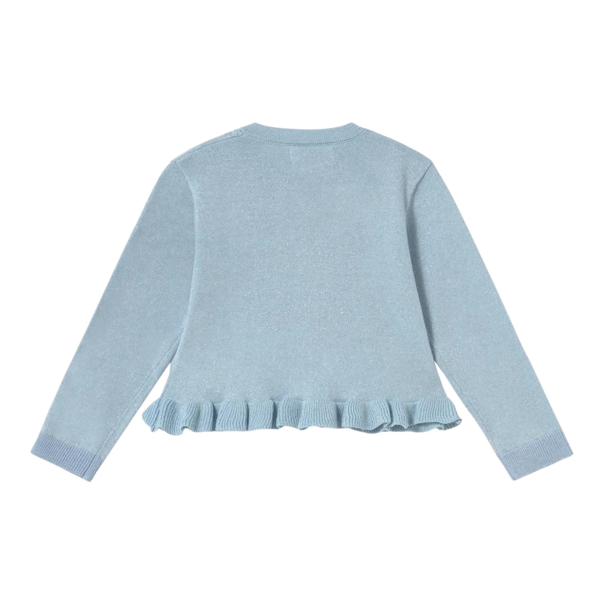 Mayoral Cardigan Tinta Unita Traforato per Neonata 1398 AZZURRO MAYORAL 