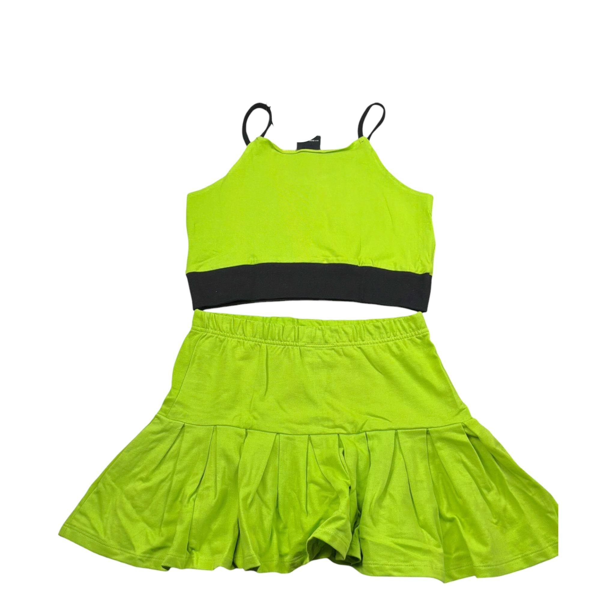Marc Ellis Completo 2 Pezzi Top-Gonna Verde per Bambina JMJCM01234 VERDE MARC ELLIS 