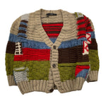 I'M BRIAN cardigan scollo a v multifantasia Multicolor per Bambino MA3019J MULTICOLOR I'M BRIAN 