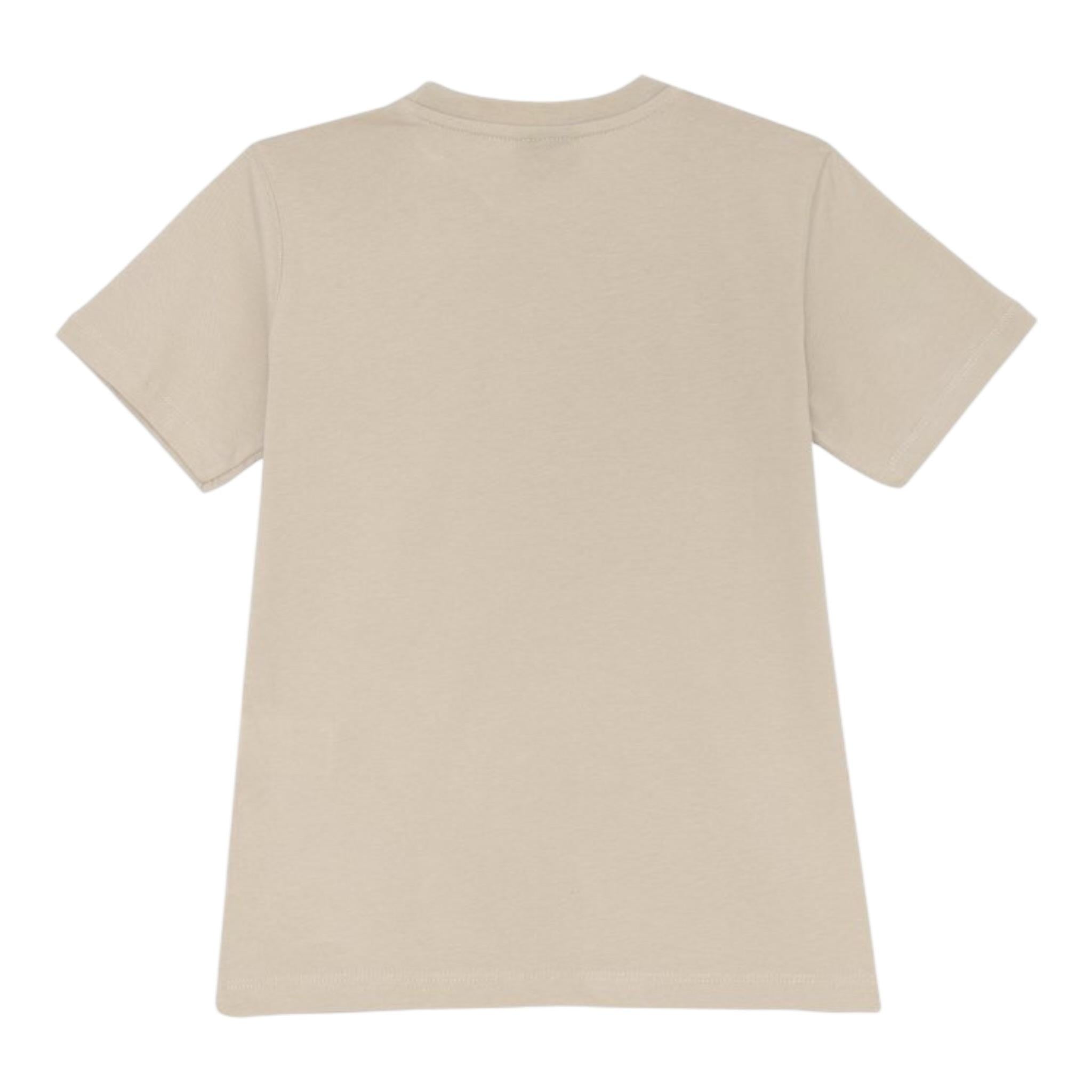 Disclaimer T-Shirt Girocollo Tinta Unita con Stampa per Bambino 25EDK58408 BEIGE DISCLAIMER 