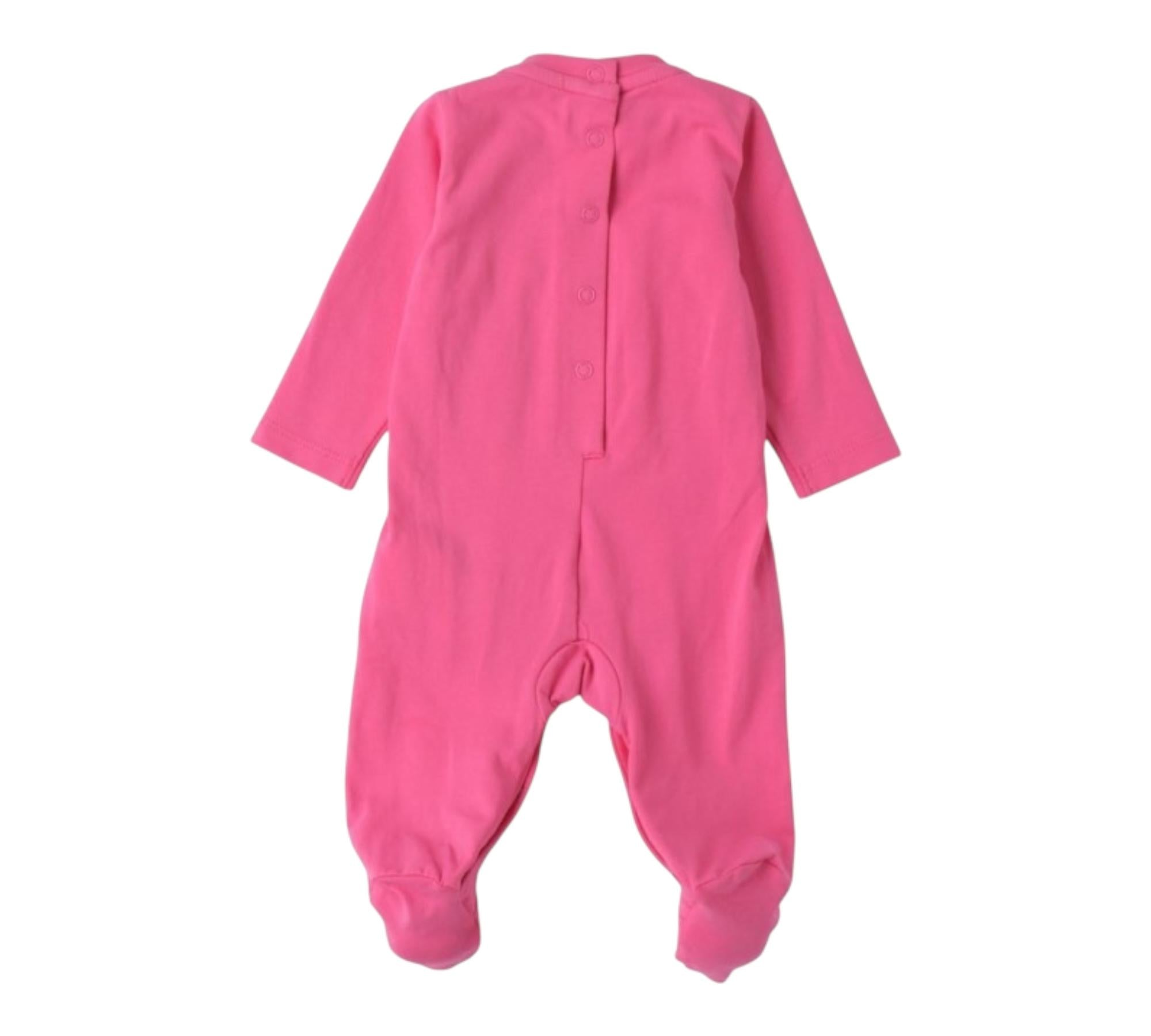 Minibanda Tutina Manica Lunga Tinta Unita per Neonata 3B778 FUXIA MINIBANDA 