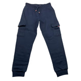 TOMMY HILFIGER pantalone tuta tinta unita con tasconi Blu per Bambino KB0KB09239 BLU TOMMY HILFIGER 