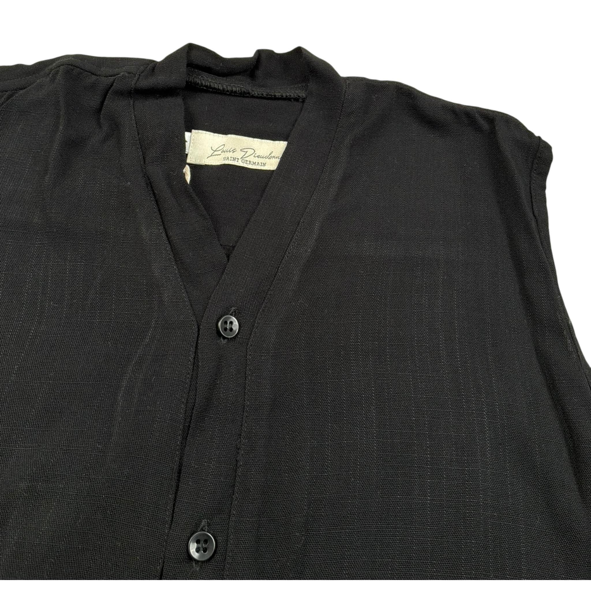 Louis Dieudonne' Canotta Tinta Unita con Bottoni per Bambino LDCA02 NERO LOUIS DIEUDONNE' 