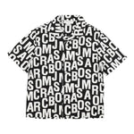 MARC JACOBS camicia mezza manica tinta unita con loghi Nero per Bambino W60209 NERO MARC JACOBS 
