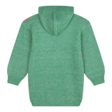 BillIEBLUSH abito tinta unita con cappuccio manica lunga e stampa Verde per Neonata U20512N VERDE BillIEBLUSH 