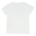 Liu Jo T-Shirt Tinta Unita con Brillantini per Bambina KA5095XX BIANCO LIU JO 
