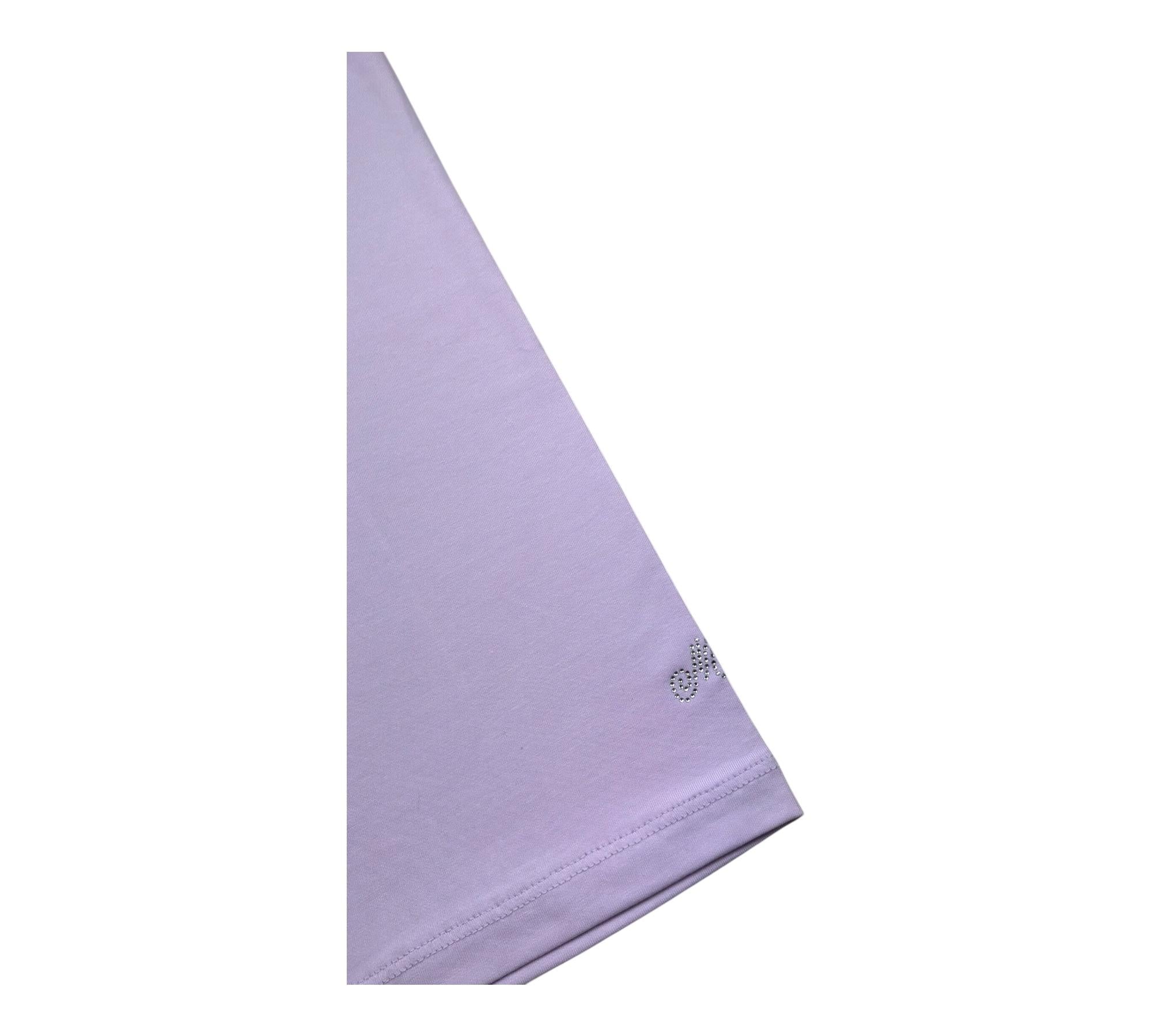 Monnalisa Leggins Ciclista Tinta Unita per Bambina 177CIC LILLA MONNALISA 