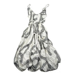 Xacus Abito Bretelline Tinta Unita con Stampe per Bambina 05562 PANNA XACUS 