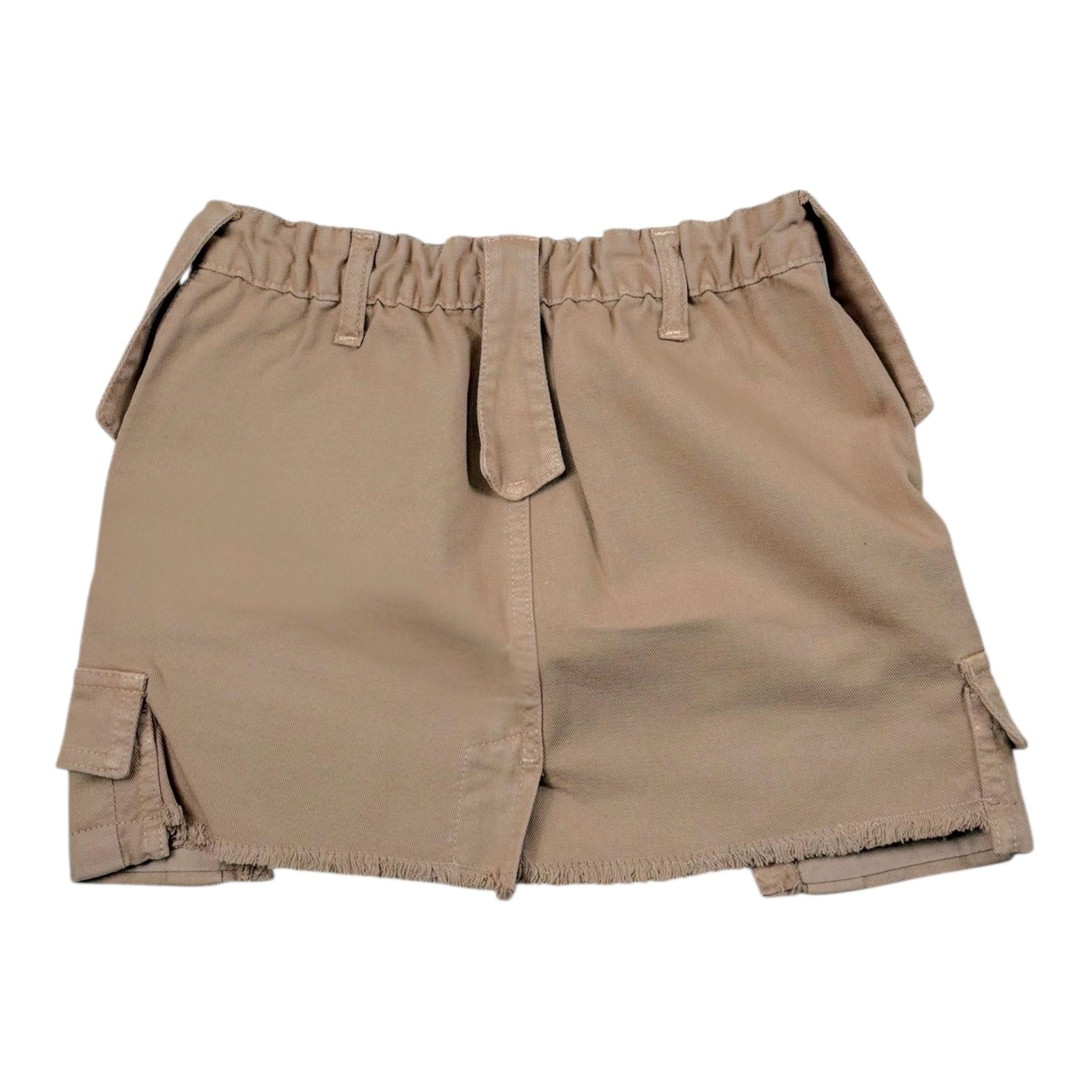Lu Lu By Miss Grant Gonna Tinta Unita con Elastico In Vita per Bambina LL3408X BEIGE LU LU BY MISS GRANT 