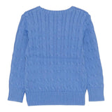 Ralph Lauren Maglia Girocollo Tinta Unita con Logo per Bambino 323702674016 AZZURRO RALPH LAUREN 