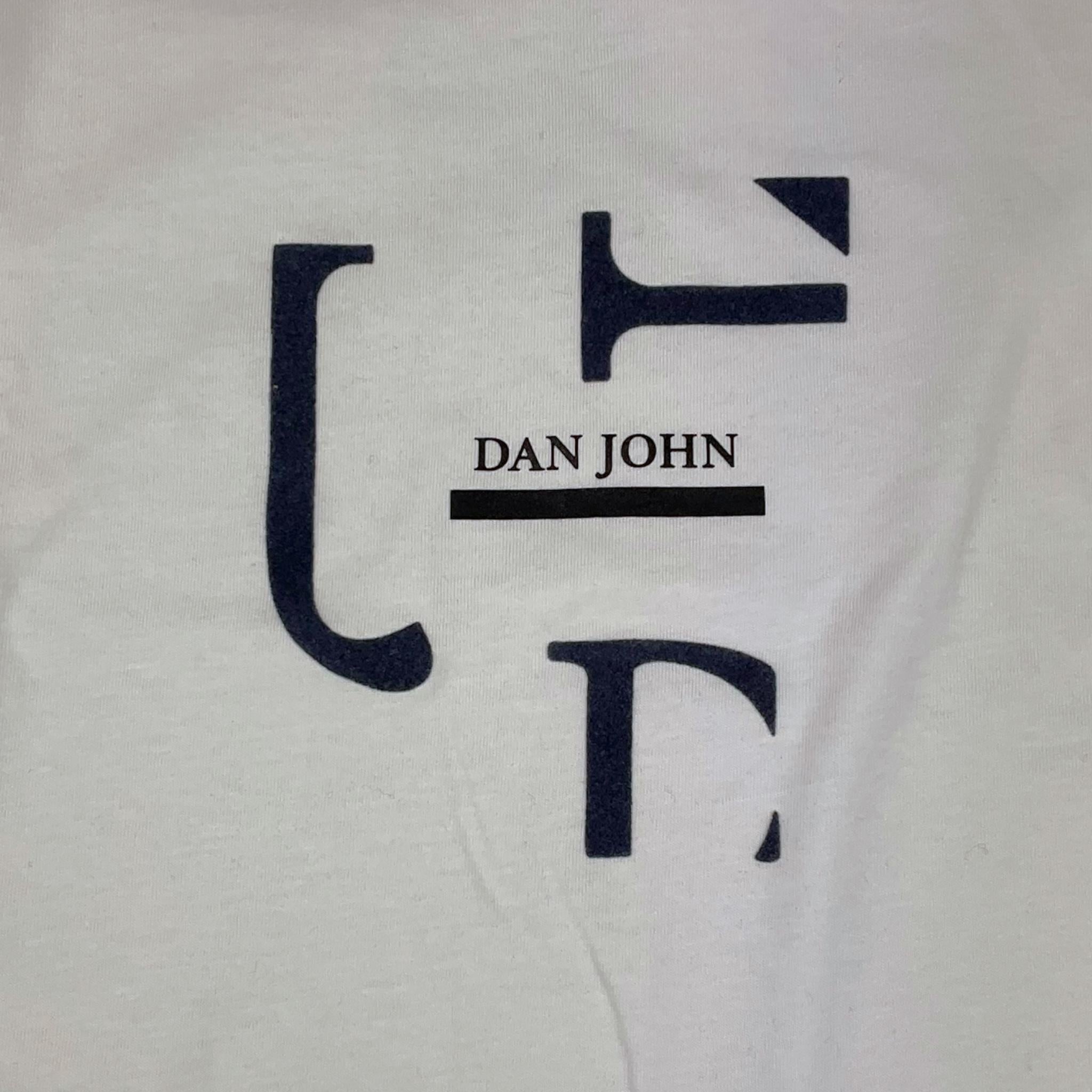 DAN JOHN shirt girocollo tinta unita con stampa Bianco per Bambino TSD5304J BIANCO DAN JOHN 