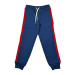 Trussardi Pantalone Tuta Tinta Unita con Profili In Contrasto per Bambino TBP26054PA BLU TRUSSARDI 