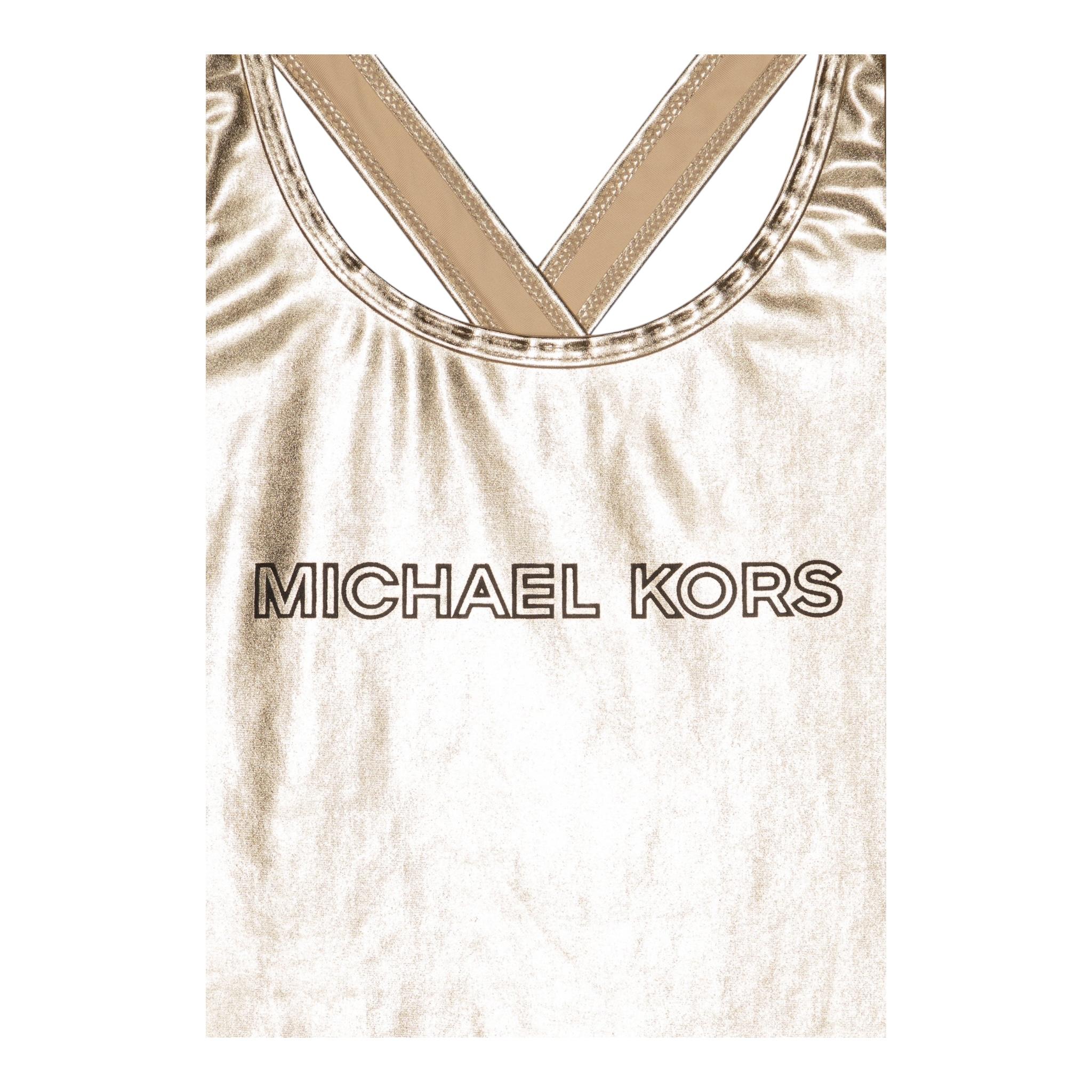 Michael Kors Costume Tinta Unita con Logo per Bambina R30427 ORO MICHAEL KORS 