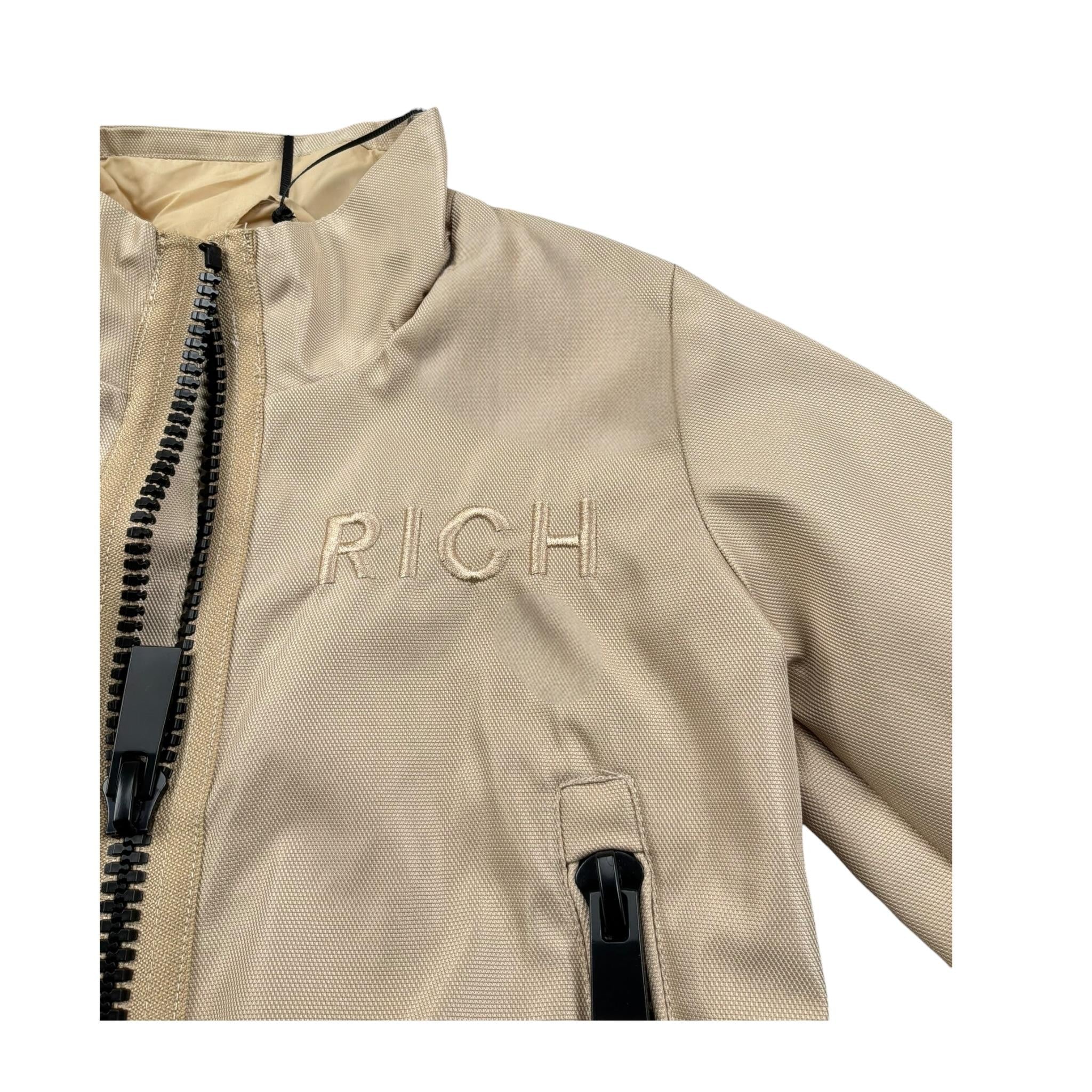 John Richmond Giubbino Tinta Unita con Zip per Neonato RBP25021GBN BEIGE JOHN RICHMOND 