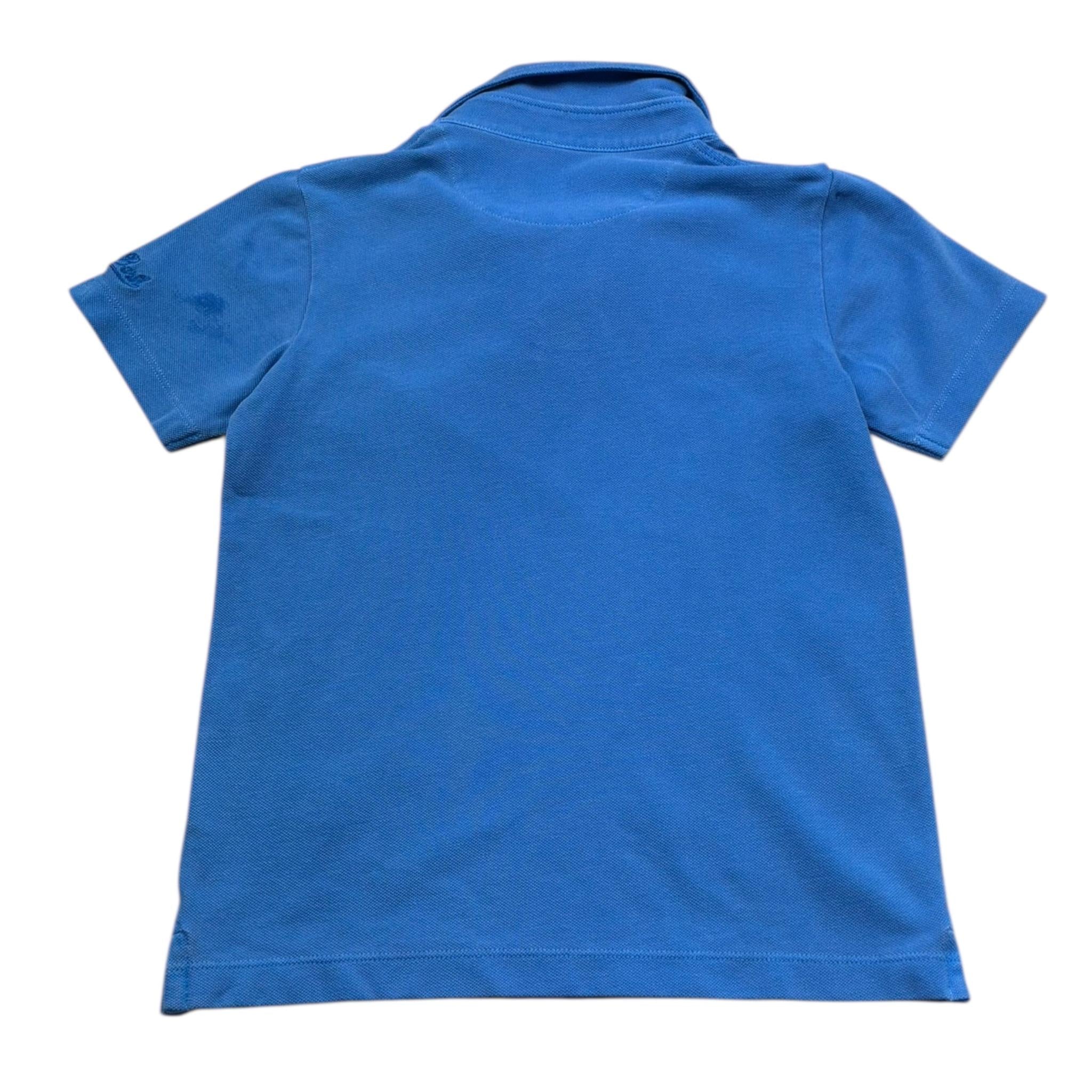 Saint Barth Polo Mezza Manica per Bambino 01133L COBALTO SAINT BARTH 