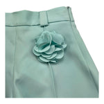 Petit Posh Short Tina Unita con Applicazione per Bambina GFBS25066SH VERDE ACQUA PETIT POSH 
