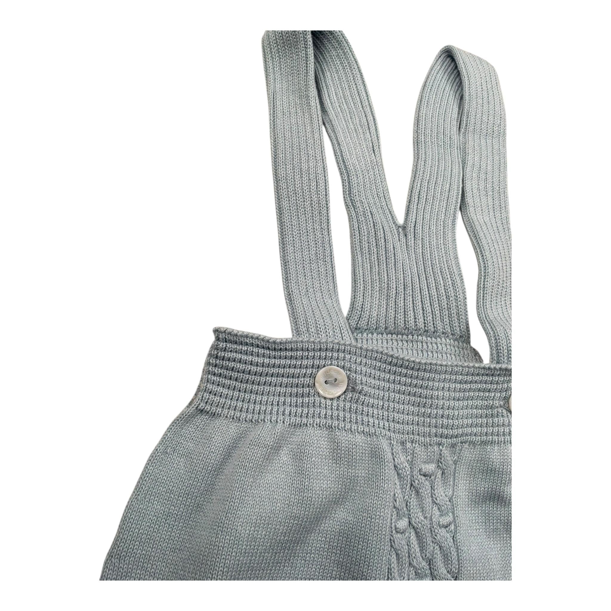 Wedoble Pagliaccetto Tinta Unita con Ricami per Neonato V2503305A AZZURRO WEDOBLE 