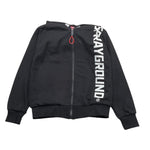 SPRAYGROUND felpa tinta unita con zip e cappuccio Nero per Bambino SPY694BLK NERO SPRAYGROUND 