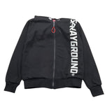 SPRAYGROUND felpa tinta unita con zip e cappuccio Nero per Bambino SPY694BLK NERO SPRAYGROUND 
