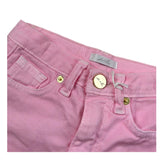 M+E' Short In Denim tinta unita con Girovita Regolabile Rosa per Bambina UE1704XX ROSA M+E' 