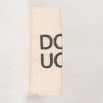 Dou Dou T-Shirt Girocollo Tinta Unita con Stampa per Bambino DW8P21 BIANCO DOU DOU 