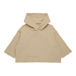 Maison Margiela Felpa Tinta Unita con Cappuccio per Bambina M60802 BEIGE MAISON MARGIELA 