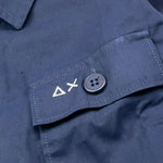 Sun68 Camicia Manica Lunga Tinta Unita per Bambino CPS35313 BLU SUN68 