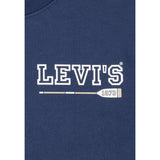 Levi'S T.Shirt Girocollo tinta unita con Stampa Blu per Bambino 9EM280 BLU LEVI'S 