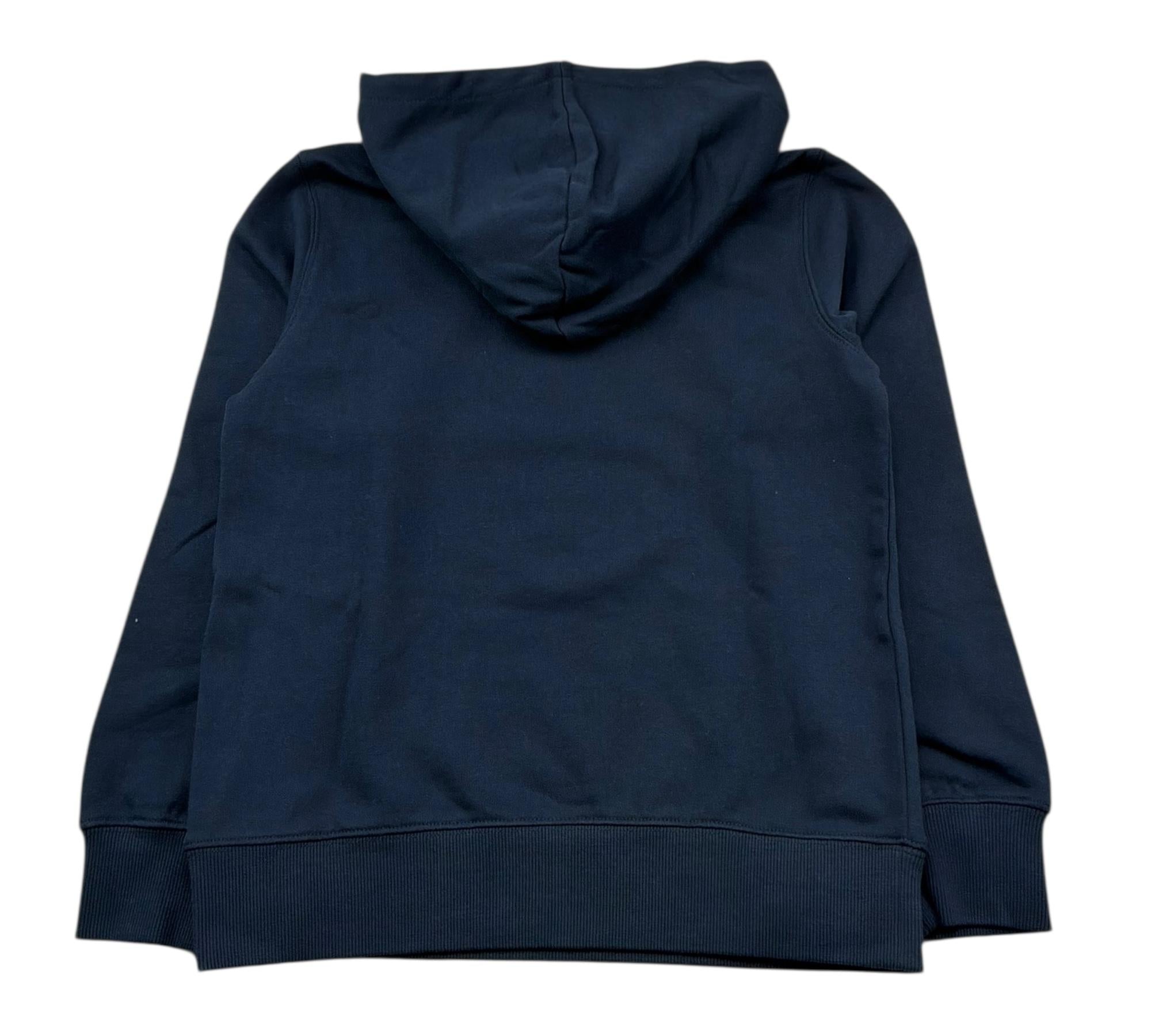 Sun68 Felpa Chiusa con Cappuccio Tinta Unita con Logo per Bambina F34332 BLU SUN68 