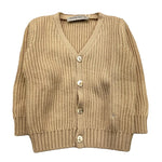 MANUEL RITZ cardigan tinta unita con ricami Beige per Neonato MR1845 BEIGE MANUEL RITZ 