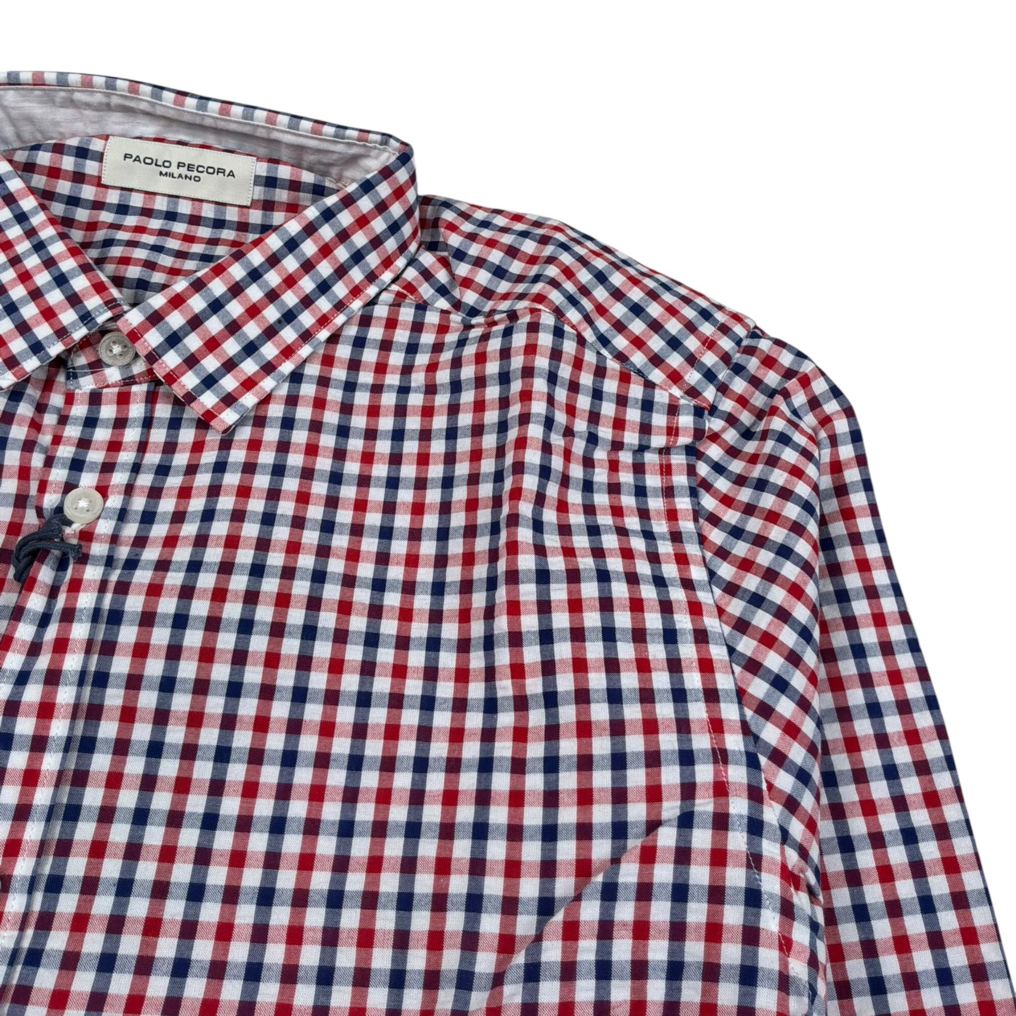 Paolo Pecora Camicia Manica Lunga Fantasia Quadretti per Bambino PP1838 MULTICOLOR PAOLO PECORA 