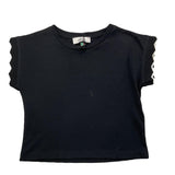 Dixie T-Shirt Girocollo Tinta Unita per Bambina MB44030G74 NERO DIXIE 