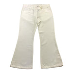 Little Bear Pantalone Tinta Unita Modello A Zampa per Bambina 8214 PANNA LITTLE BEAR 