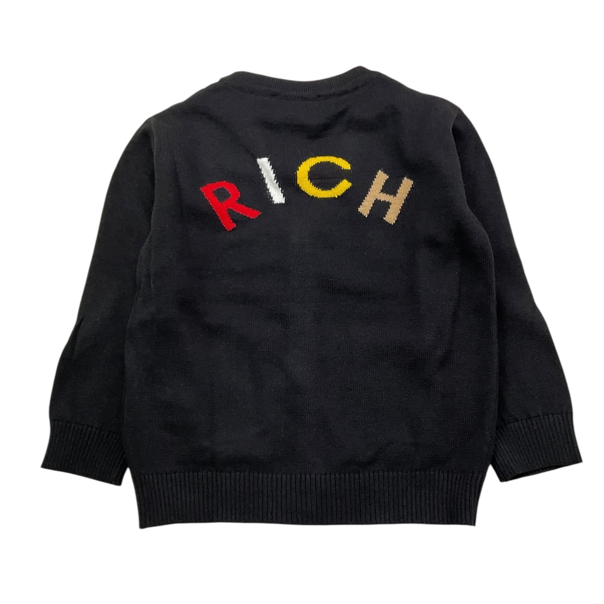 JOHN RICHMOND cardigan tinta unita con bottoni Nero per Neonato RIA24090CDX NERO JOHN RICHMOND 