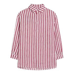 Dou Dou Camicia Tinta Unita con Fantasia A Righe per Bambina DW5P30XX BIANCO DOU DOU 