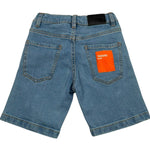 Trussardi Bermuda In Denim Tinta Unita con Logo per Bambino TBP26092BE AZZURRO TRUSSARDI 