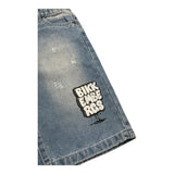 Bikkembergs Bermuda In Denim Tinta Unita con Girovita Regolabile per Bambino BK2494 BLU BiKKEMBERGS 