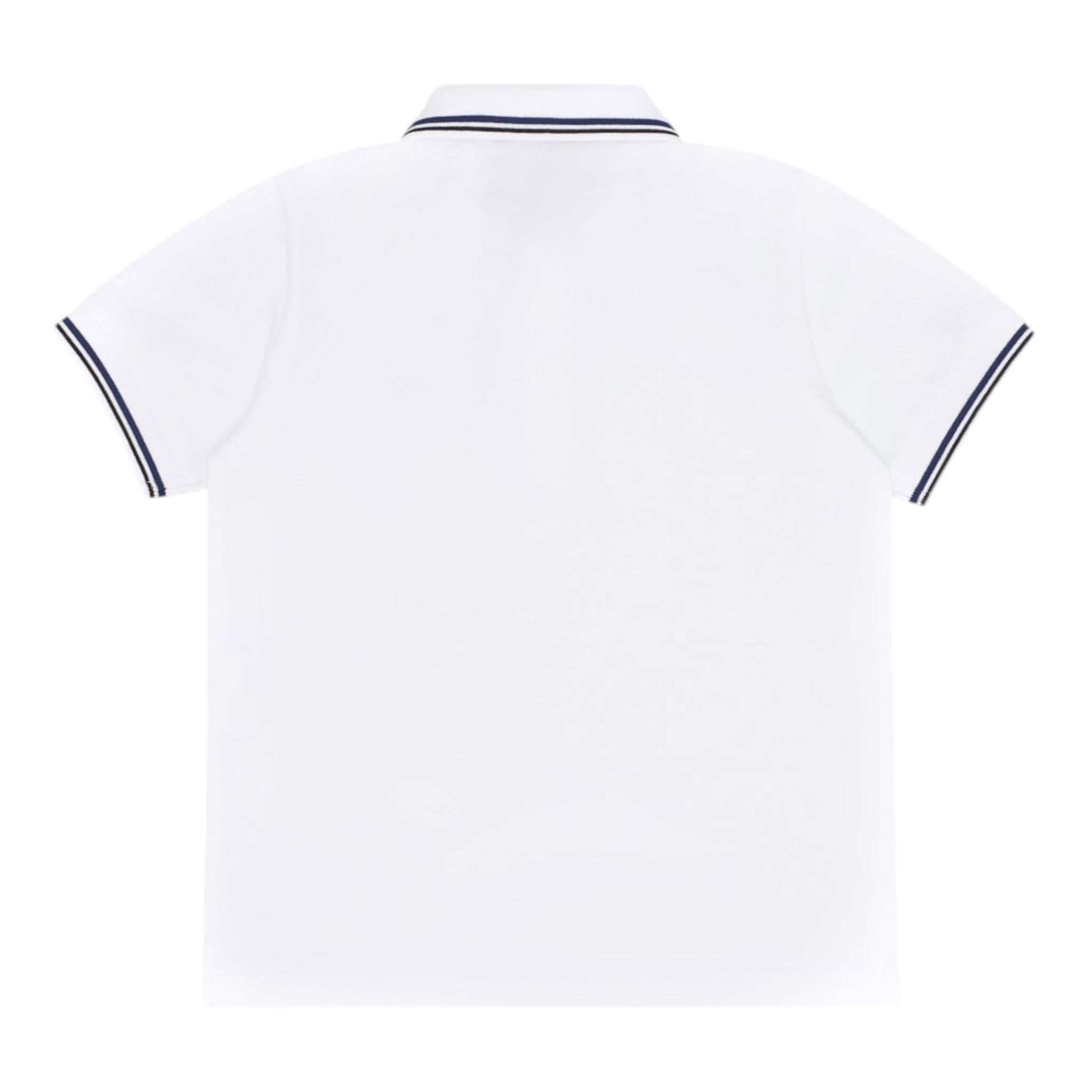 Emporio Armani Polo Mezza Manica Tinta Unita per Bambino 8N4FB3X BIANCO EMPORIO ARMANI 