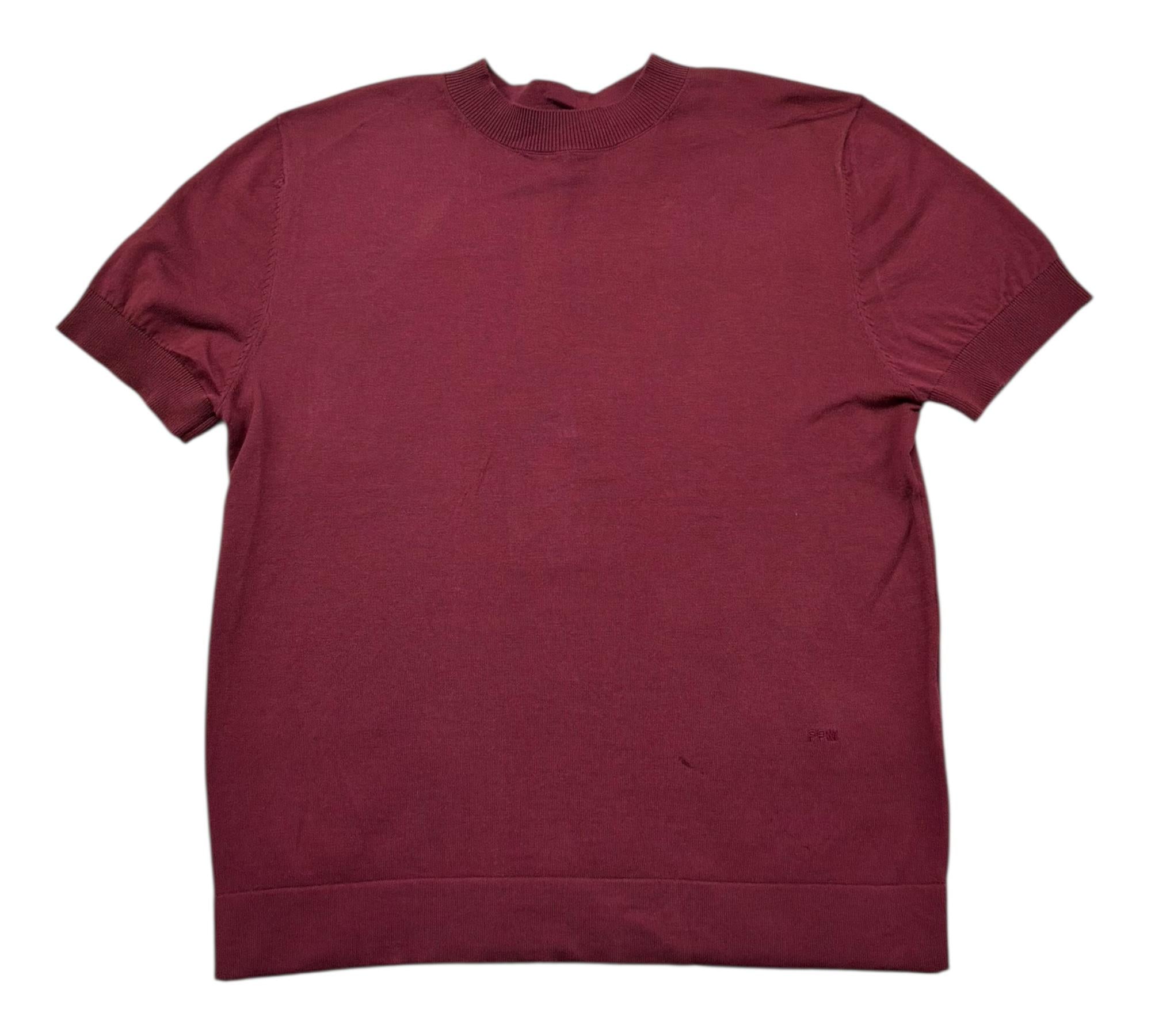 Paolo Pecora T-Shirt Girocollo Tinta Unita per Bambino PP4177 BORDEAUX PAOLO PECORA 