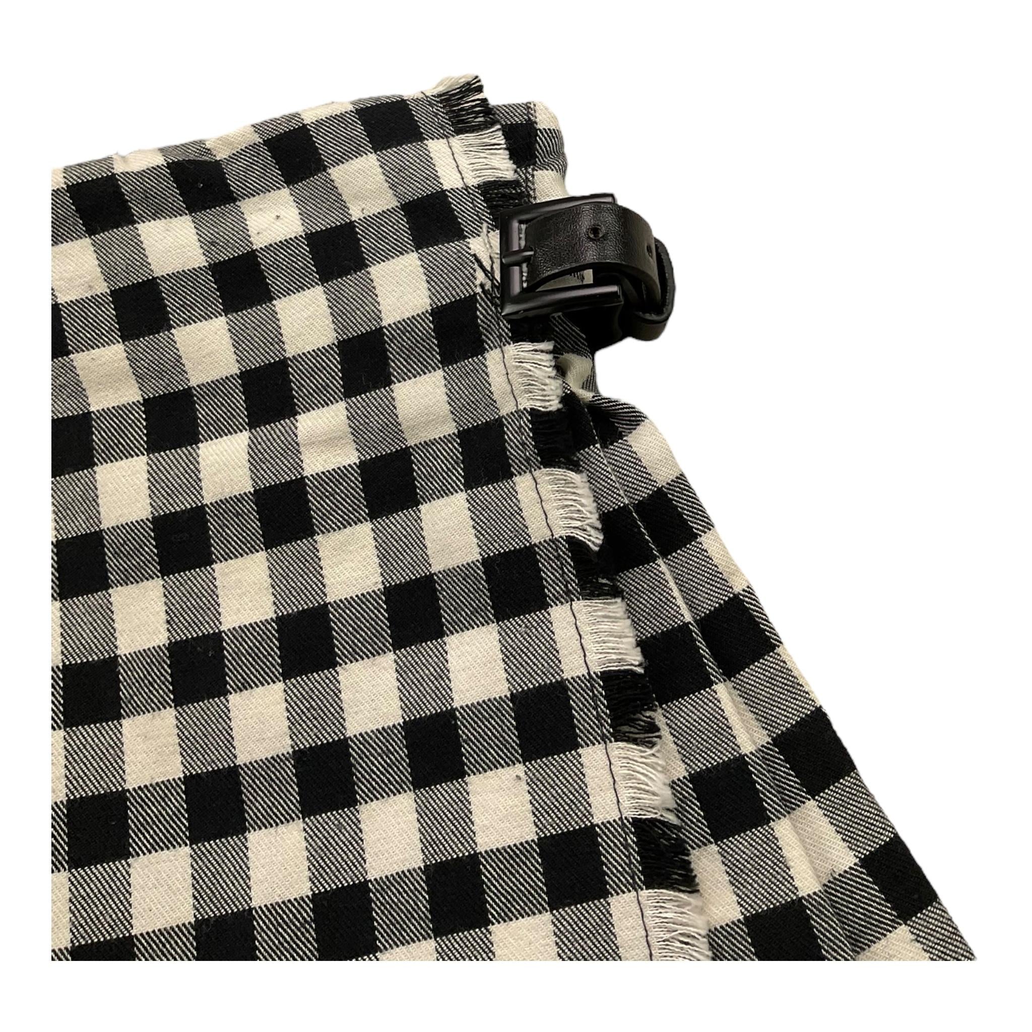 PICCOLA LUDO gonna stampa fantasia quadretti Bianco/nero per Neonata BS8WB078N BIANCO/NERO PICCOLA LUDO 