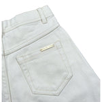 Michael Kors Short In Denim tinta unita con Applicazioni Beige per Bambina R30341 BEIGE MICHAEL KORS 
