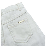 Michael Kors Short In Denim tinta unita con Applicazioni Beige per Bambina R30341 BEIGE MICHAEL KORS 