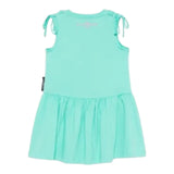 John Richmond Abito Tinta Unita con Logo Girocollo per Bambina RGP25008VE VERDE ACQUA JOHN RICHMOND 