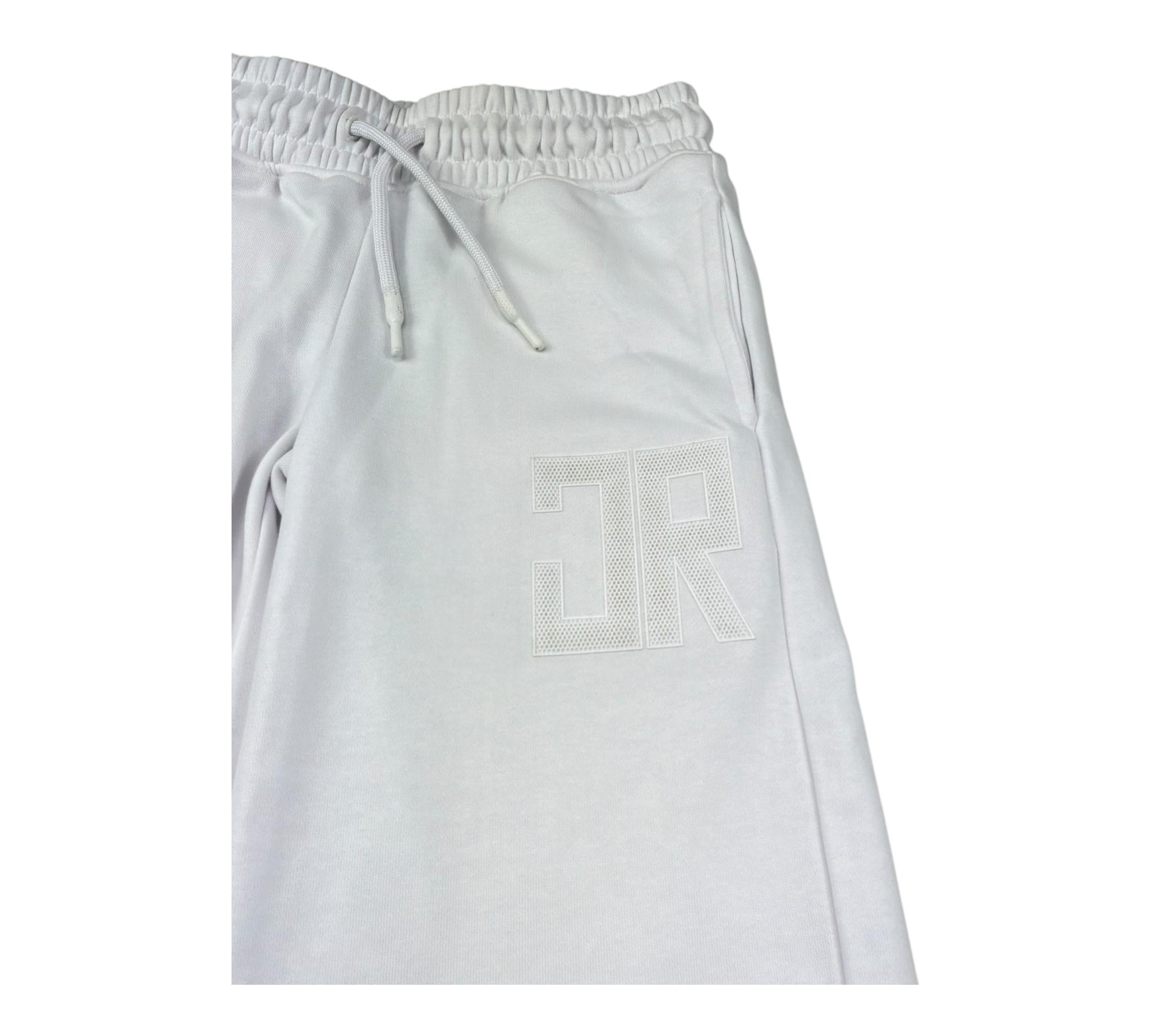 John Richmond Pantalone Tuta Tinta Modello Palazzo per Bambina RGP26015PA BIANCO JOHN RICHMOND 