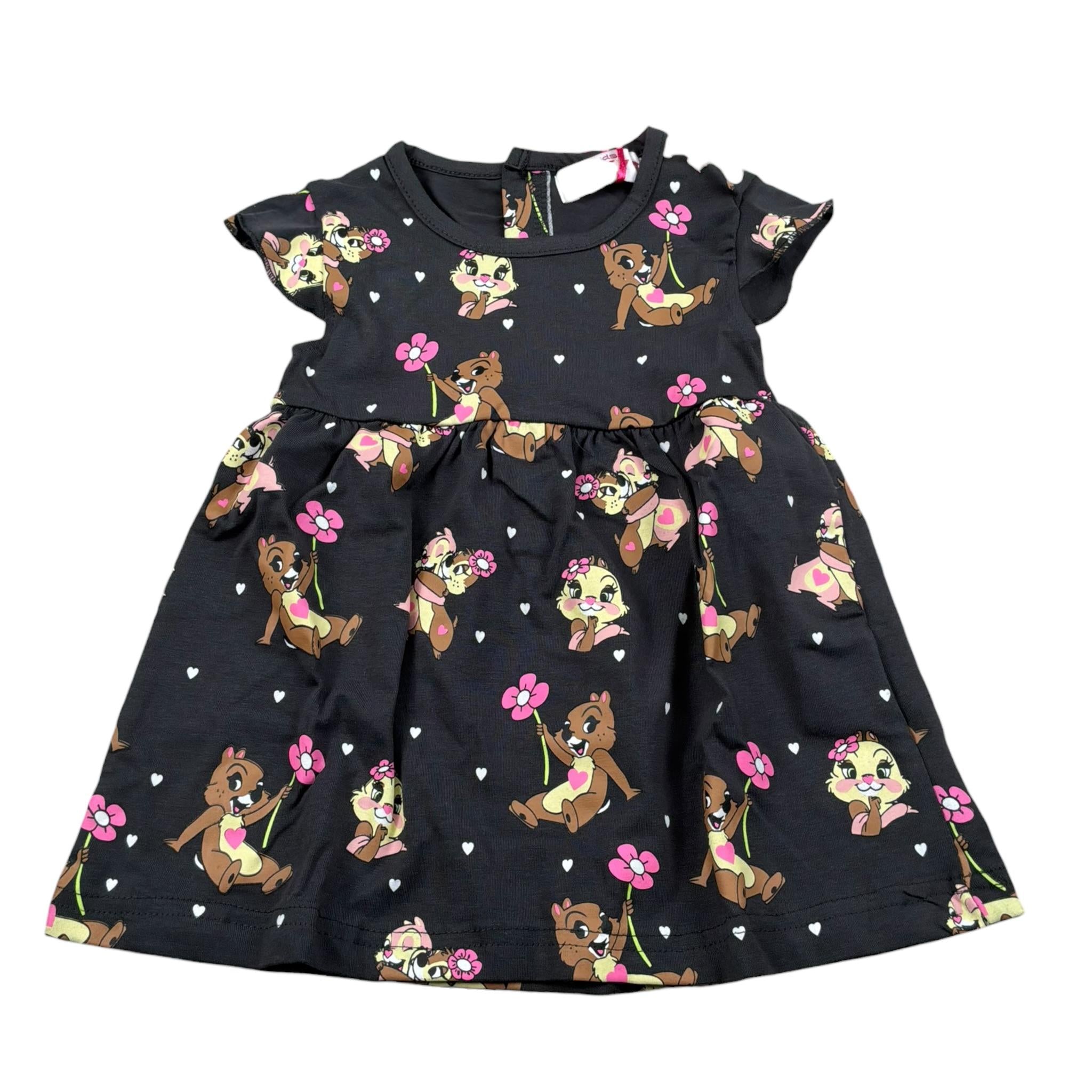 Funky Abito Mezza Manica tinta unita Nero per Neonata 125928106 NERO FUNKY 