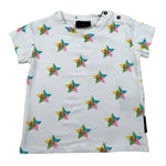 John Richmond T-Shirt Girocollo Tinta Unita con Stampe per Neonata RIP25029TS BIANCO JOHN RICHMOND 